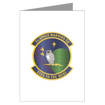 7SWS - M01 - 02 - 7th Space Warning Squadron - Greeting Cards (Pk of 10)